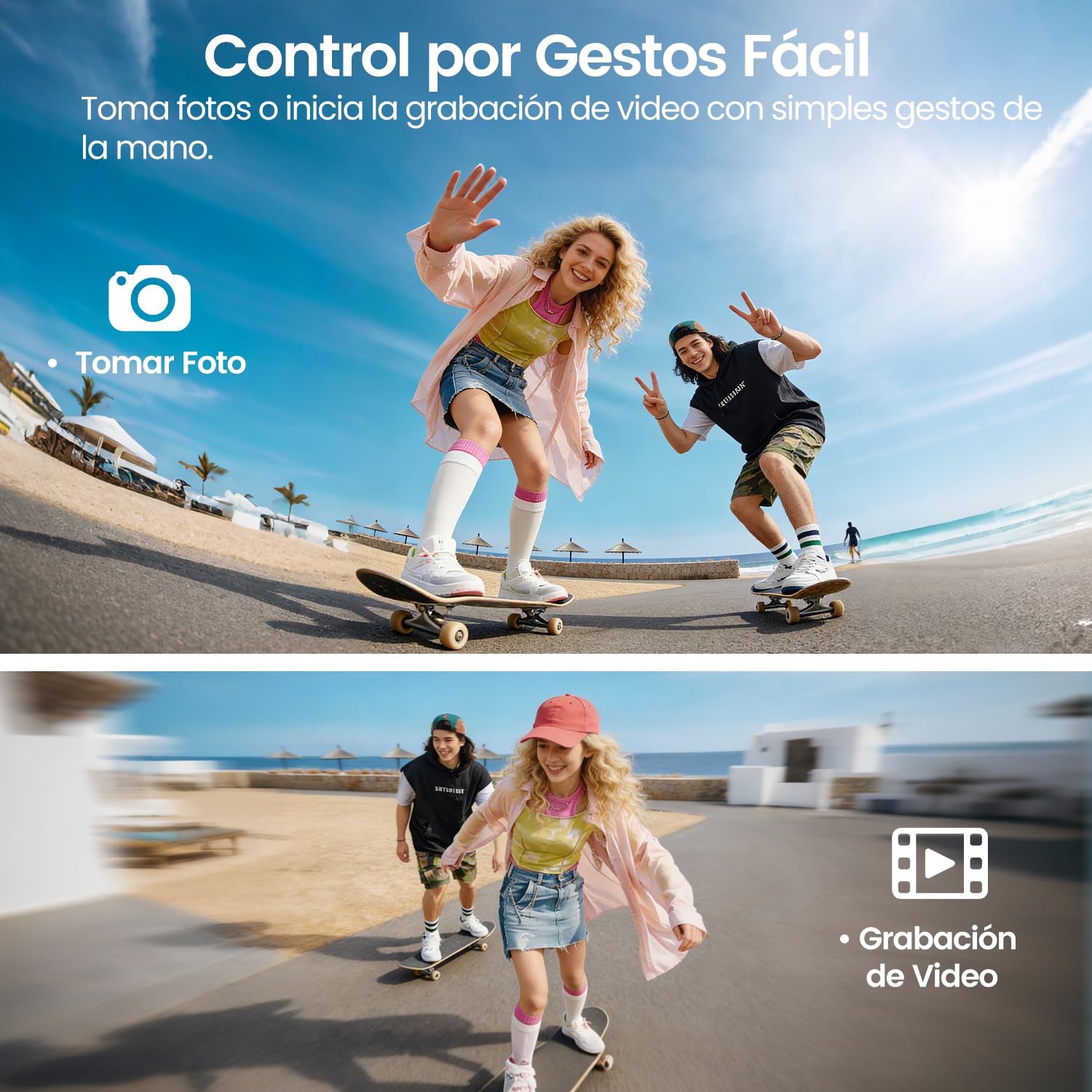 M66 Drone con Controlador HD Plegable de 4,3″, Cámara 1080P para Principiantes con Evitación de Obstáculos, Flujo Óptico, Motor Brushless, 40 Min de Vuelo, Fácil de Volar