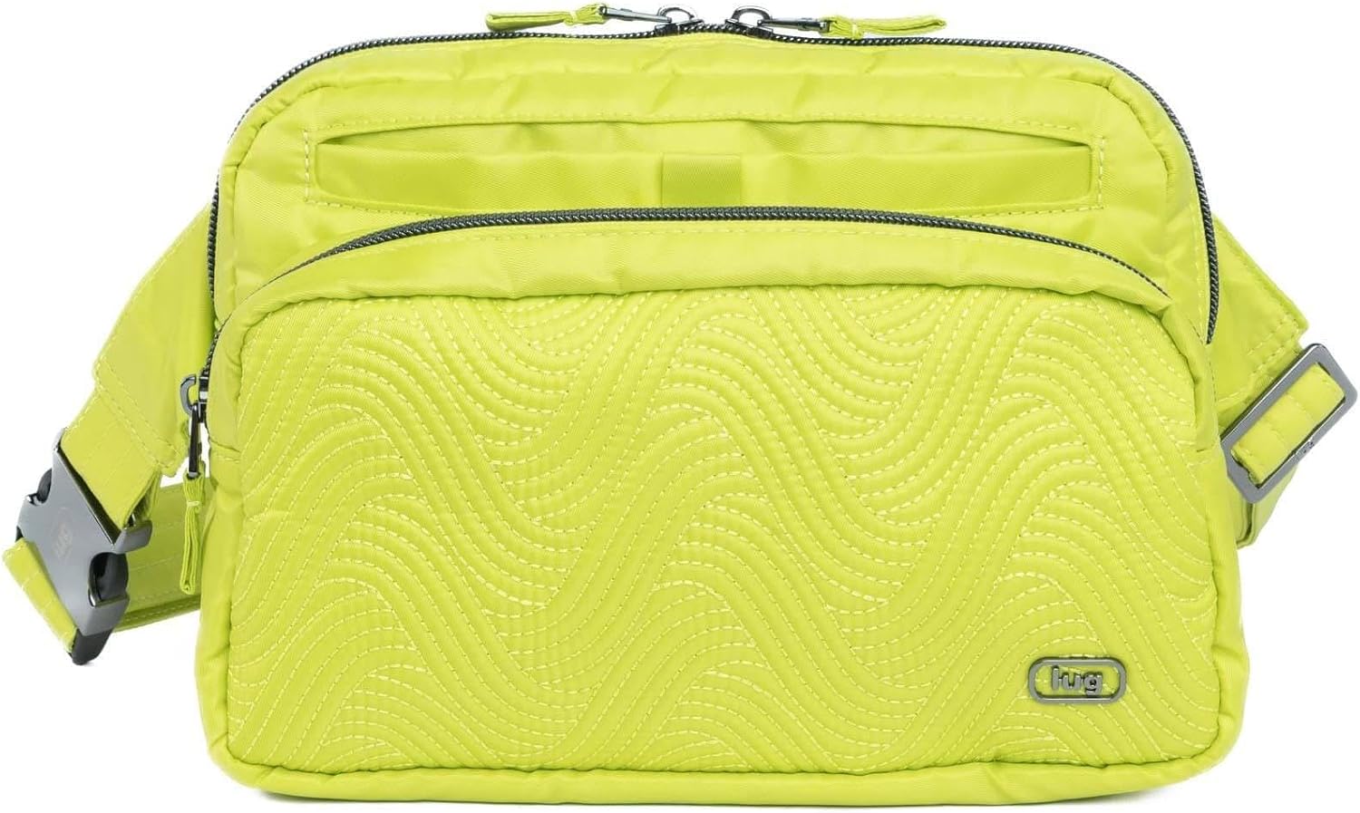 Double Back Belt Bag, Lemon Lime
