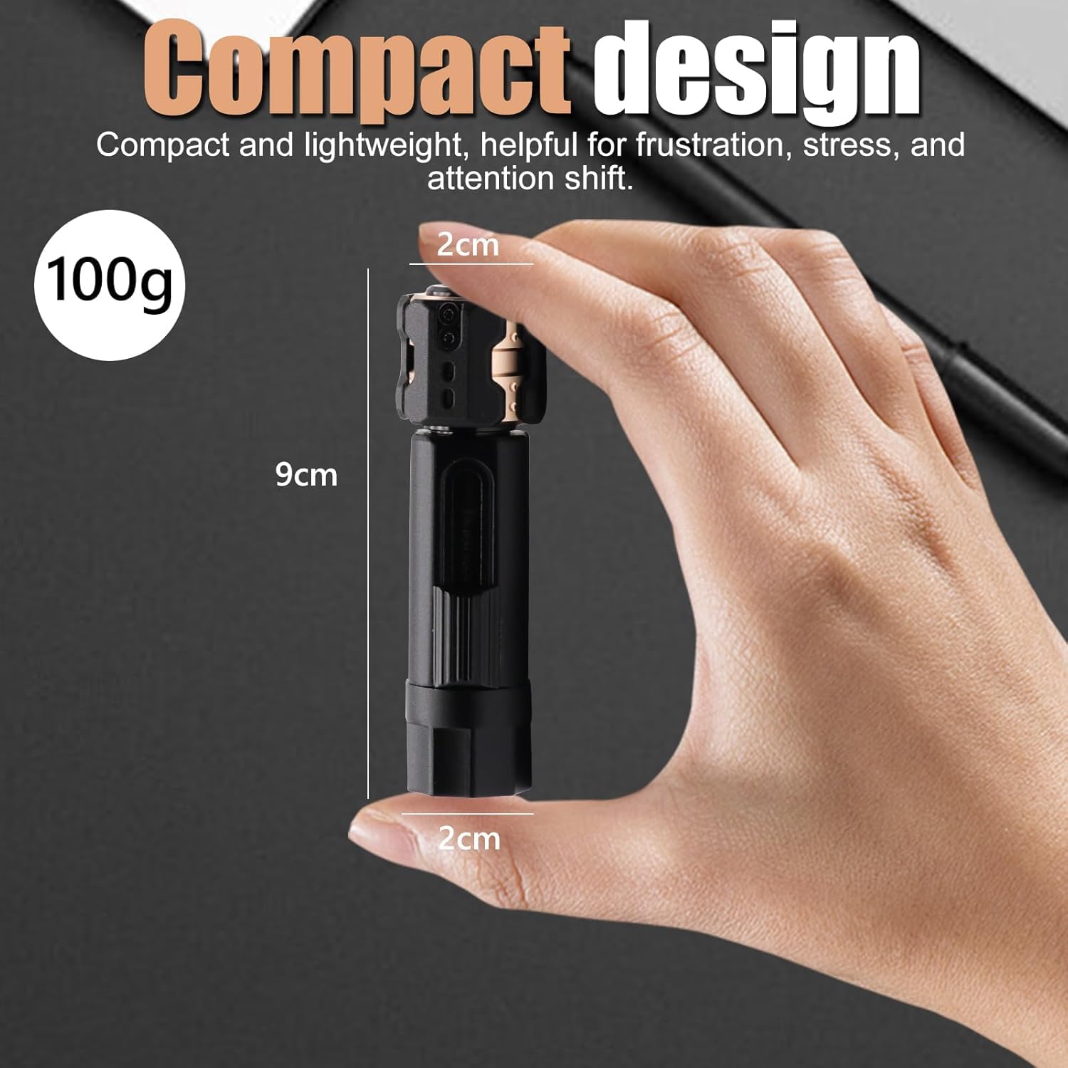 Fidget Slider Metall, Fidget Toys Erwachsene für Autismus ADHS | Anti Stress Push Slider, Metall Magnetisch Gadget, Ein klares Geräusch, Office Stress Relief für Freund und Familie