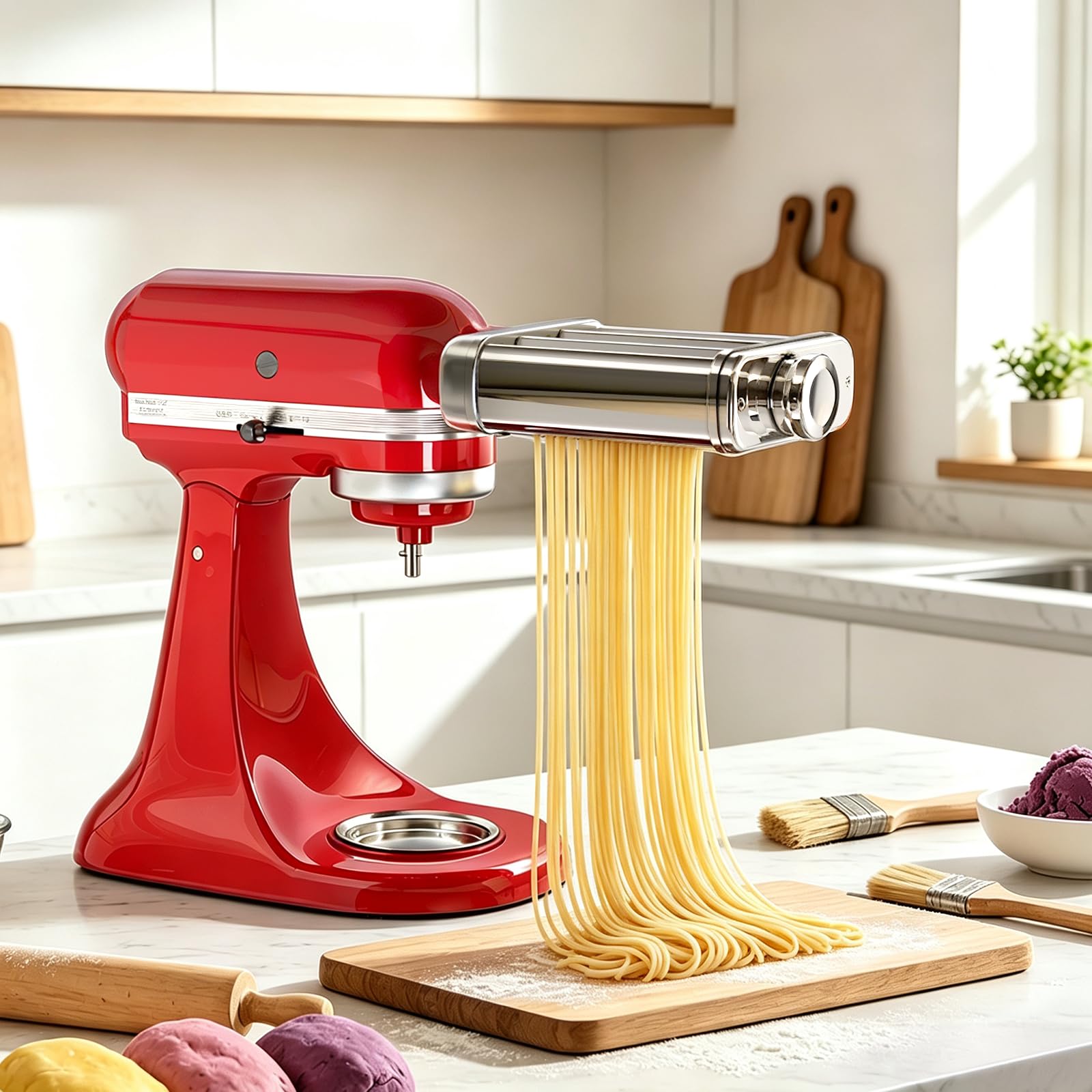 Kitchood スタンドミキサー用 パスタアタッチメント 3点セット Amazon | KitchenAidスタンドミキサー用の3イン1パスタメーカー