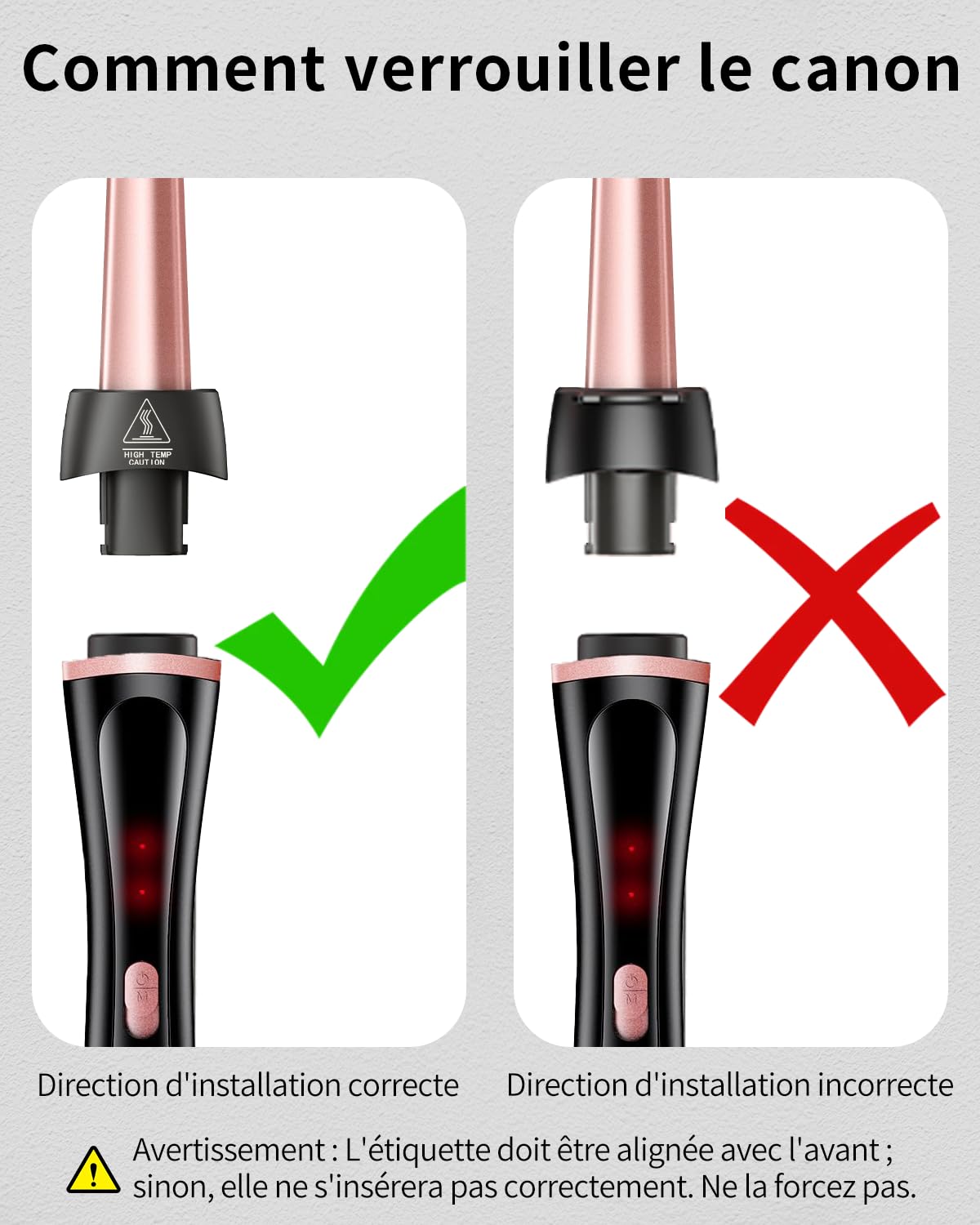 5 en 1 Fer à Boucler, Set Baguette de Bouclage avec Brosse Thermique et 4 Baguiers de Bouclage Céramique Interchangeables (0.35"-1.25'') Chauffage Rapide Double Tension Boucleur de Cheveux pour Femmes