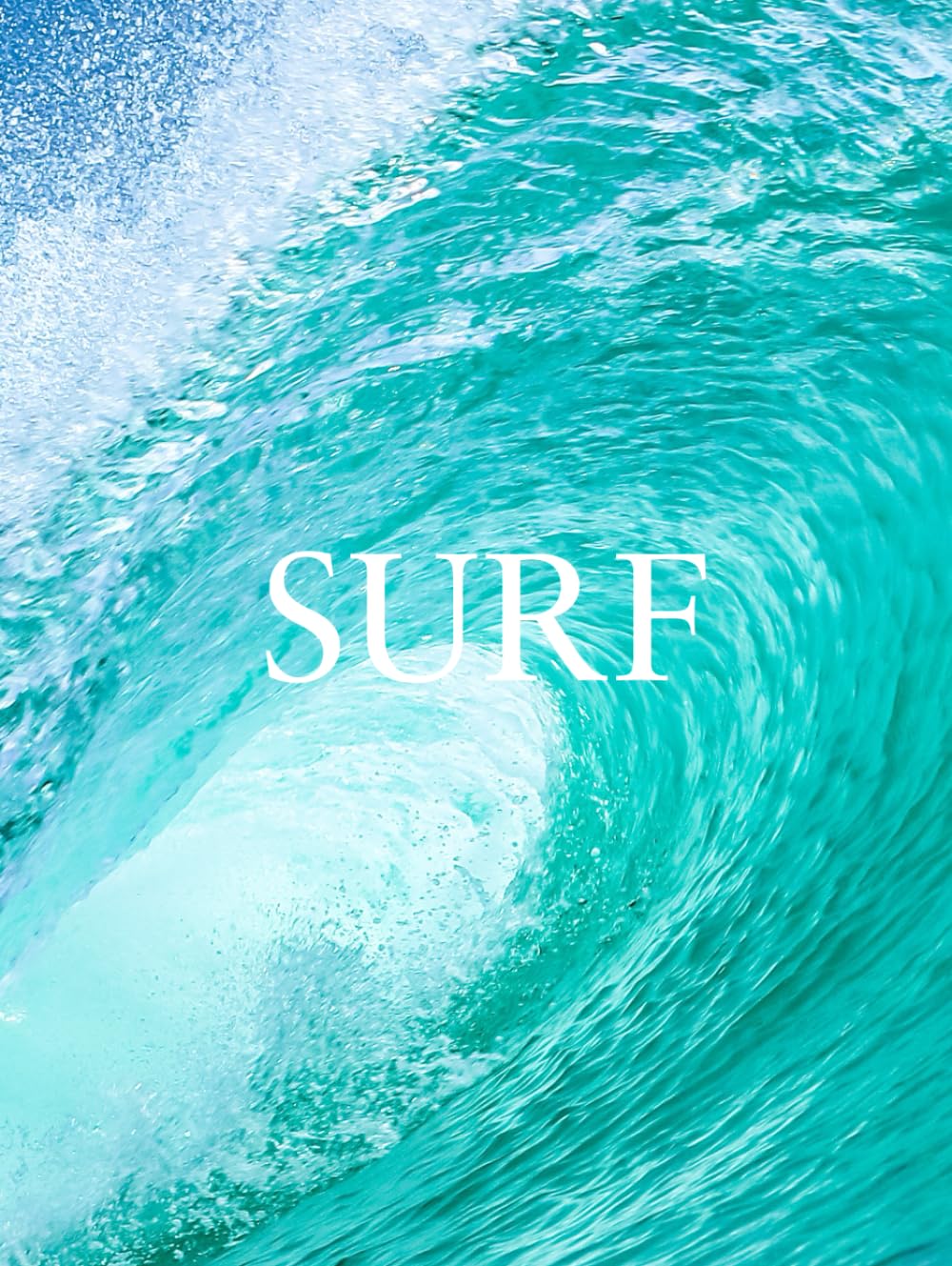 Surf: Coastal Decorative Book | Beach-Inspired Accent for Coffee Tables and Shelves      Hardcover – October 22, 2025