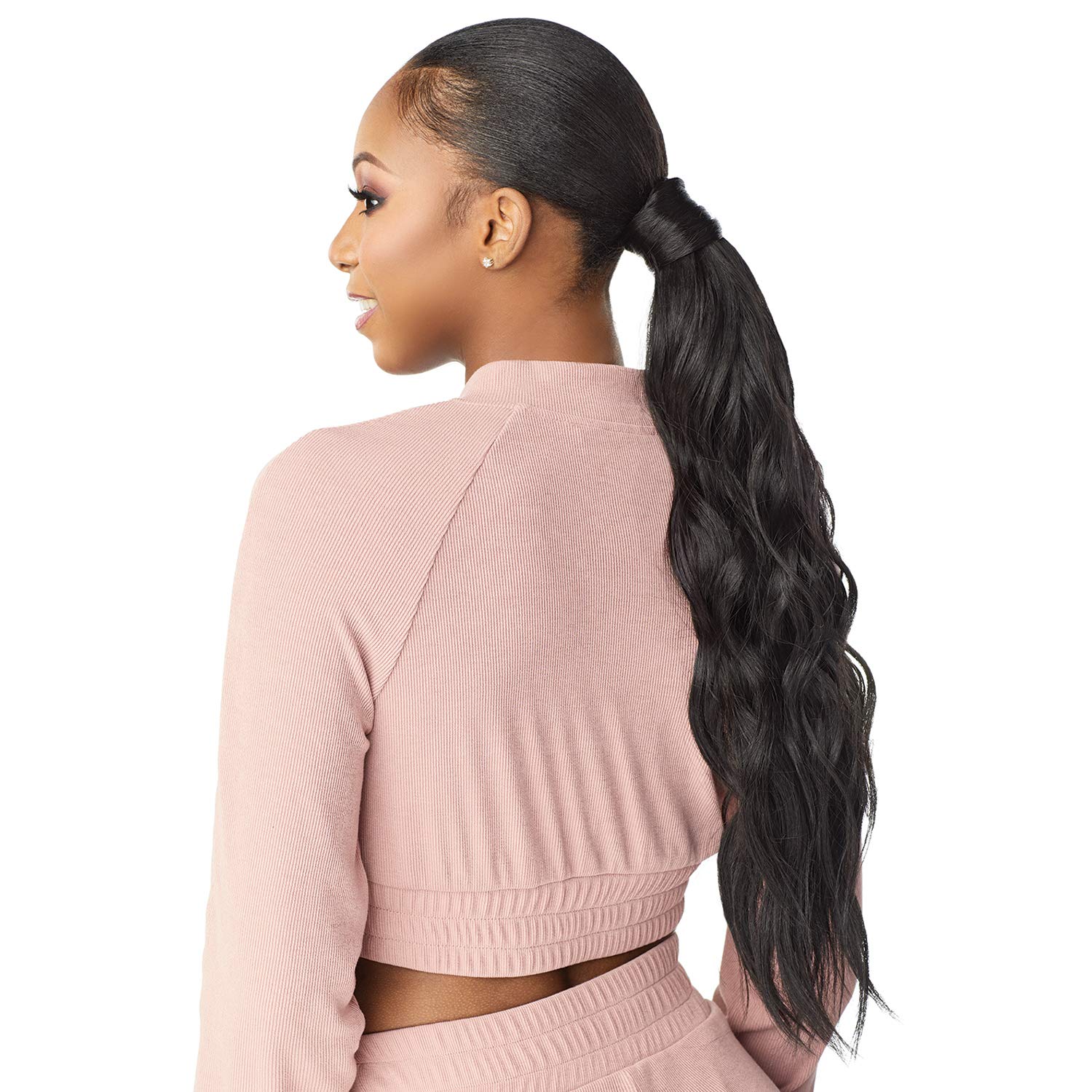 Sensationnel Instant Updown Halfwig Pony - Iud 5 4 Style in 1 Half Wig And Pony Drawstring (T1B/4)