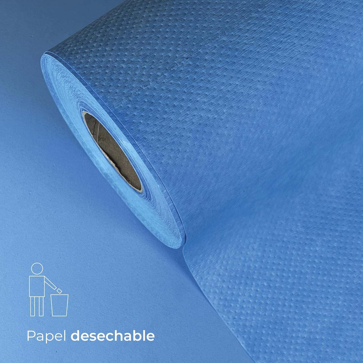 Pack 4 Rollos de Papel Camilla Parafinado Sin Precorte Blanco + 1 litro Aceite de Masaje