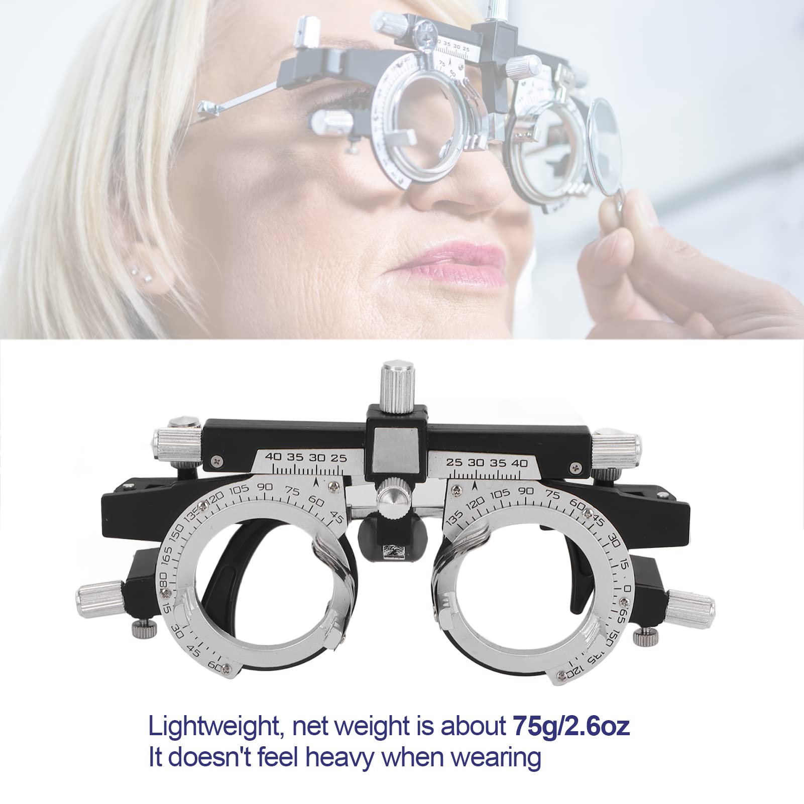 Oprawka Optometryczna Regulowana Soczewka Próbna PD Dla Optyka Okulistycznego