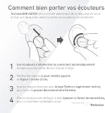 Technics EAH-AZ100E-K Wireless Earbuds with Noise Cancelling, Multipoint Bluetooth, Voice Focus AI, Comfortable In-Ear Headphones, Black - 5
