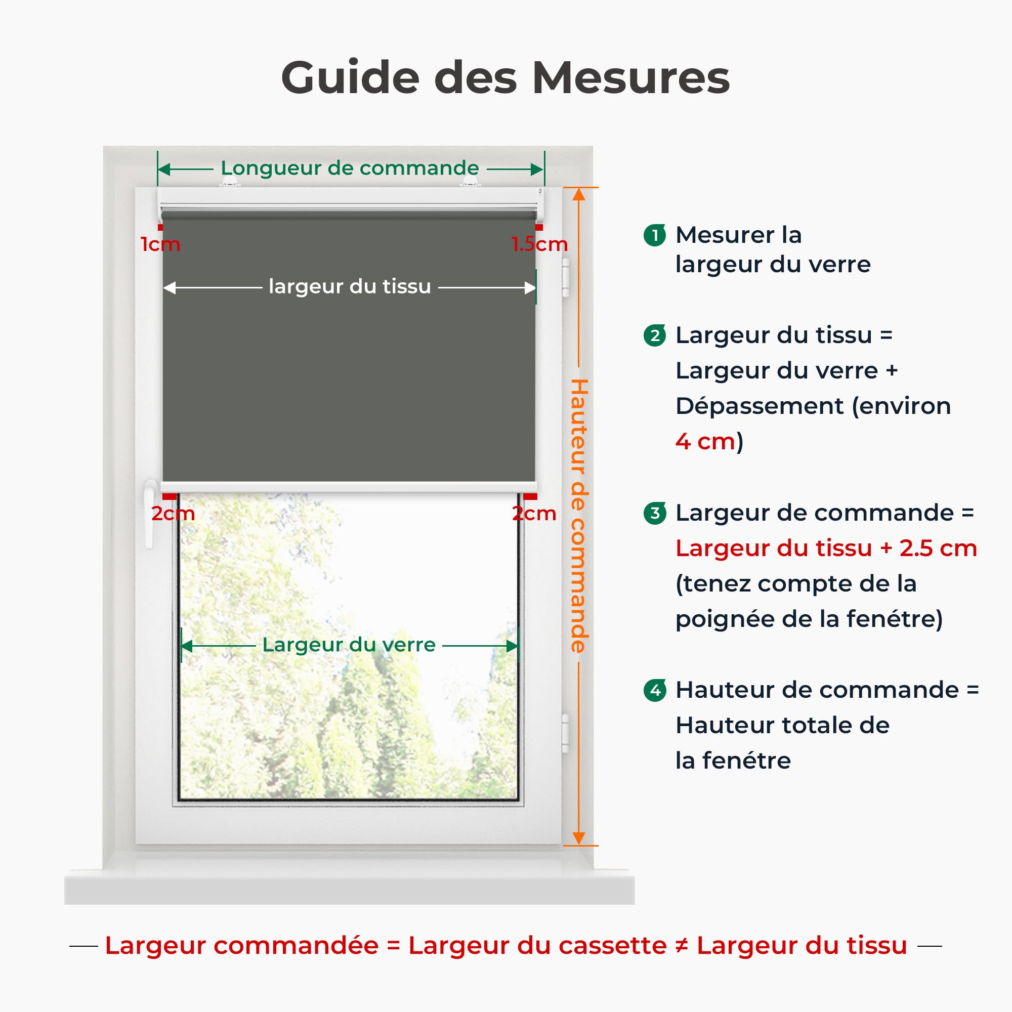 Allesin Stores Enrouleur Occultant Électriques avec ou sans Perçage, avec Moteur & Télécommande, pour fenêtre ou Porte, 100% Protection Solaire, 50l x 110L cm, Gris Foncé