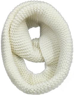 SYAYA Thick Warm Infinity Loop Scarf Women Men Winter - Chunky Knit Acrylic Neck Warmer U-SY-W57 (120cm)