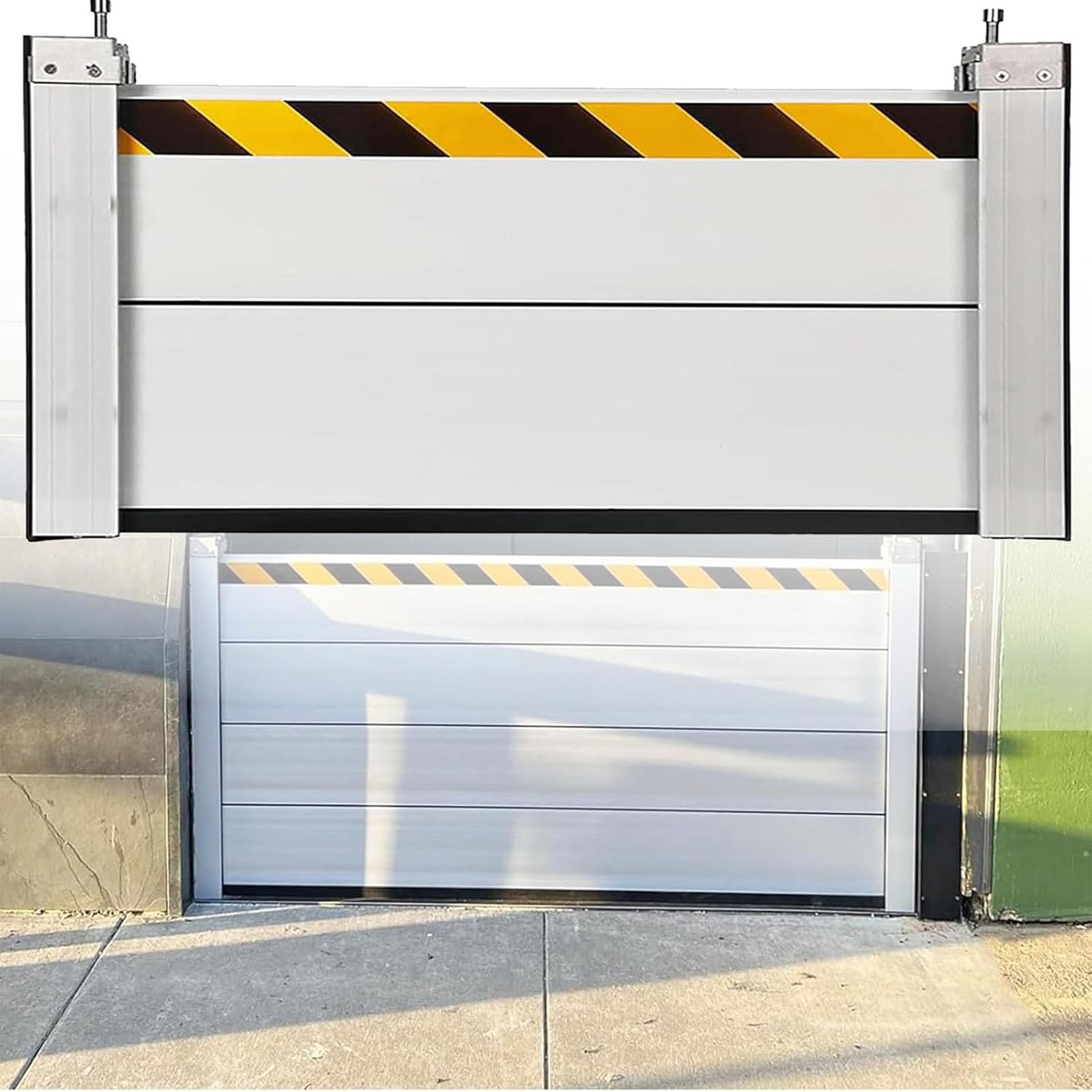 Ochrona przeciwpowodziowa, ochrona przeciwpowodziowa, uszczelka do drzwi garażowych, bariera przeciwpowodziowa ze stopu aluminium, wielokrotnego użytku, do przejść podziemnych, fabryki