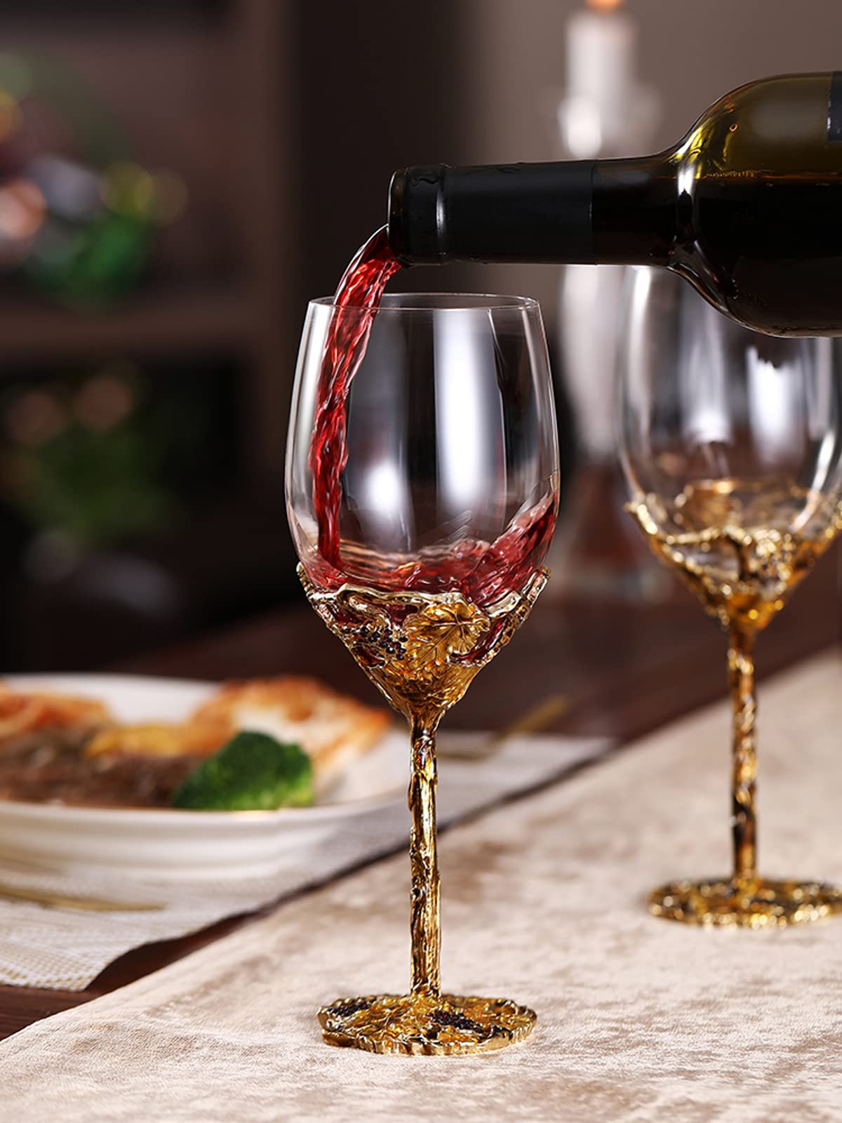 Carafe à décanter à whisky avec bouchon en verre, pour alcool, vin, scotch, brandy ou bourbon, sans plomb (carré/850 ml