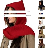 Generic Hooded Scarf 1-Black – Size and care