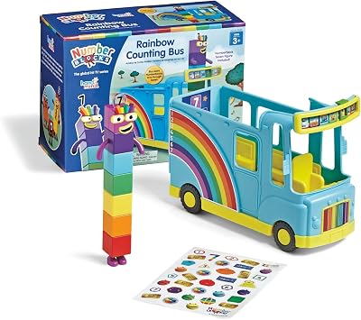 Numberblocks Numberblocks Rainbow Counting Bus Number Play Educational Toy 96092 Genuine Article