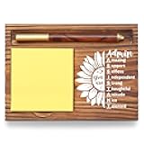 Administrative Assistant Sticky Note Holder, Thank You Appreciation Gifts for Admin Assistants, Employee Recognition Office Desk Organizer TZP112