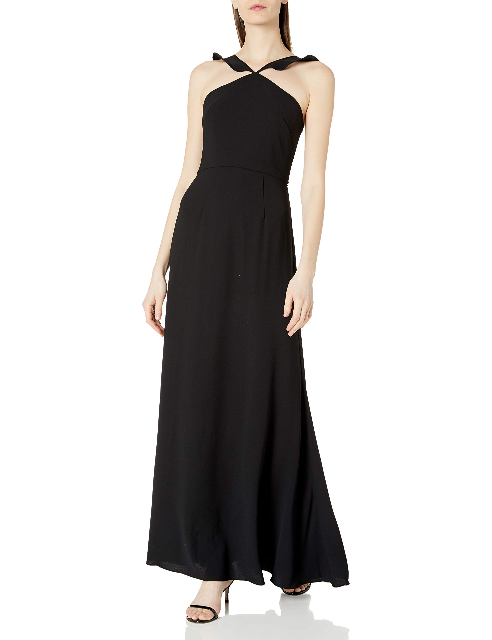 ML Monique LhuillierWomen's Long Crepe Gown