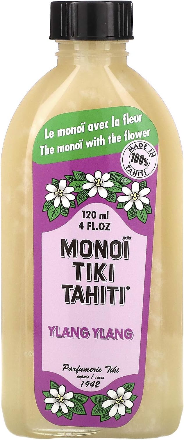 Monoi Tiare Tahiti Ylang Ylang Scented Coconut Oil - 4 fl oz