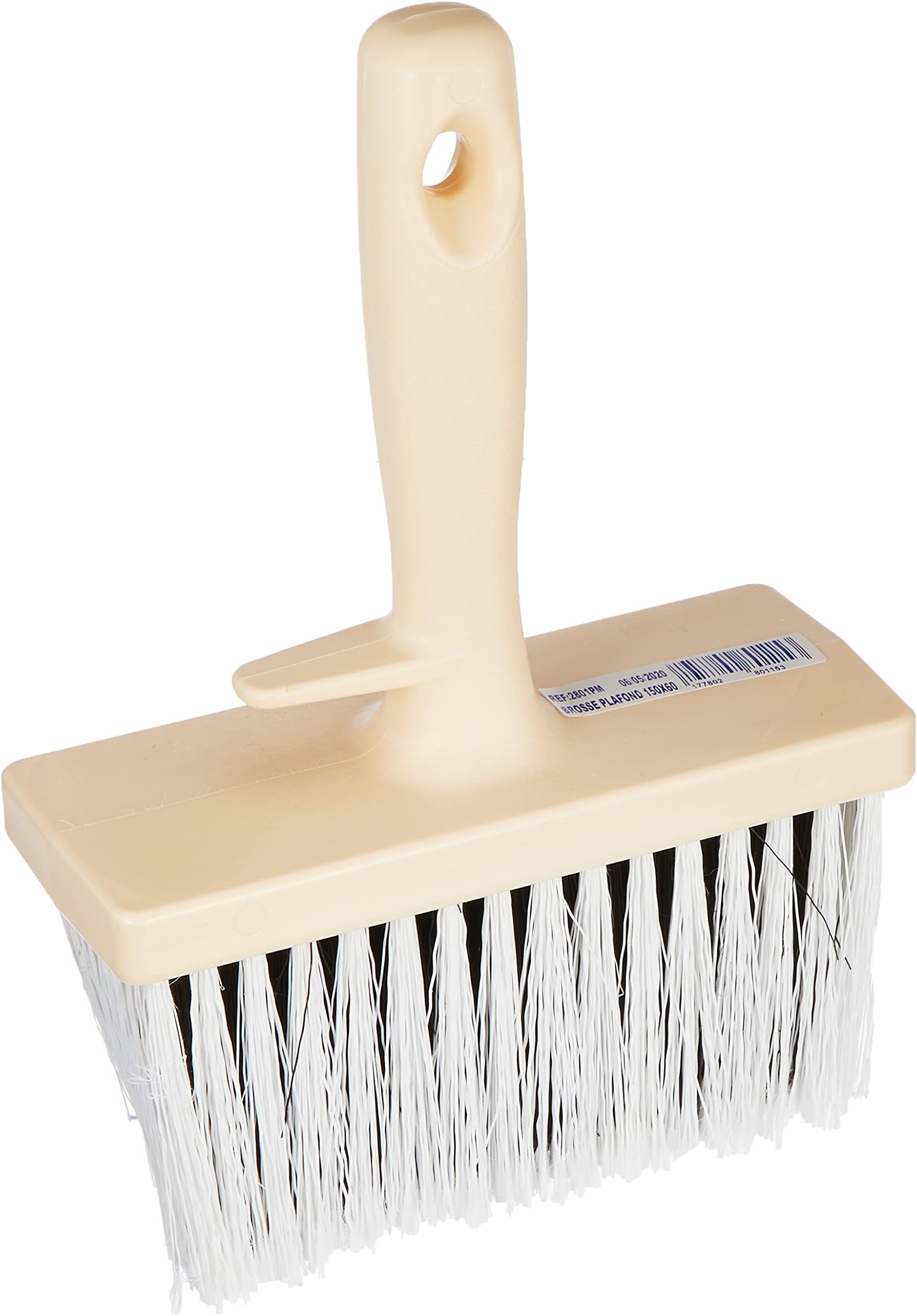 Nespoli2801 PM Rectangular Glue-On Brush, White
