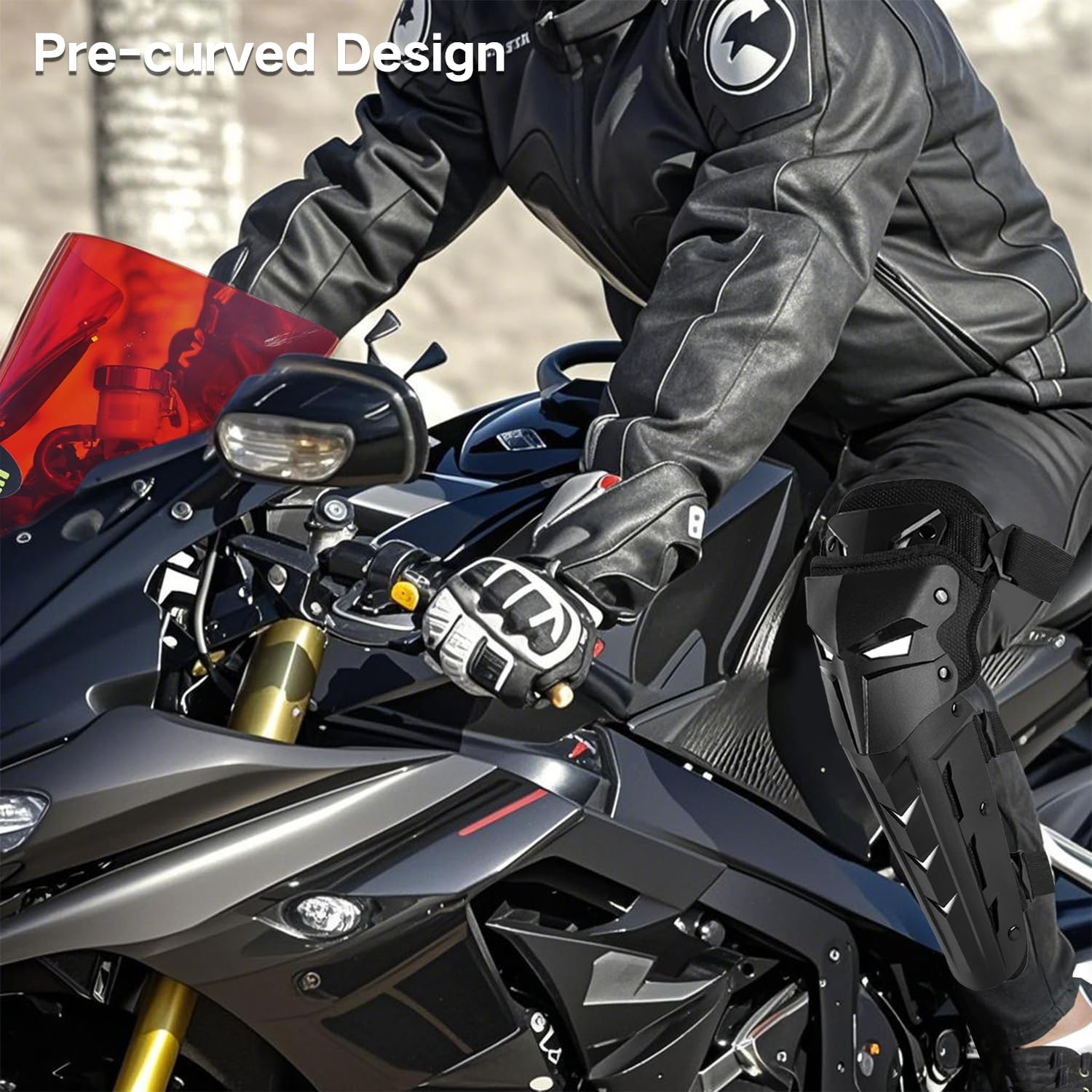 Gute Motorcycle Knee Pads with Shin Guards - Unmatched Flexibility & Impact Protection for Motocross, Mountain Biking & Multi-Sport | 10mm EVA, Dual-Axis Bending & Quick-Release Buckle - Image 7