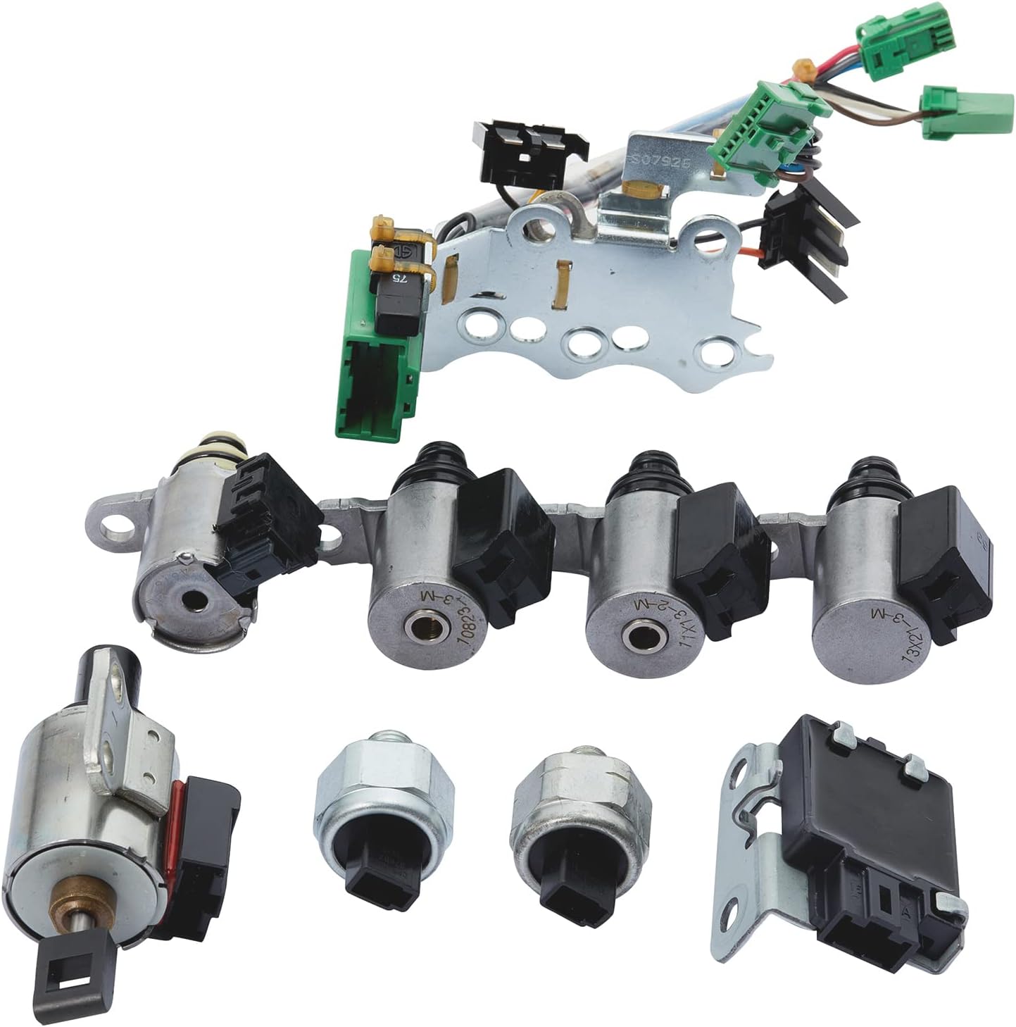 JF011E Transmission Valve Body Solenoid Kit Compatible with Nissa n Altima Rogue Sentra Dodg e Caliber