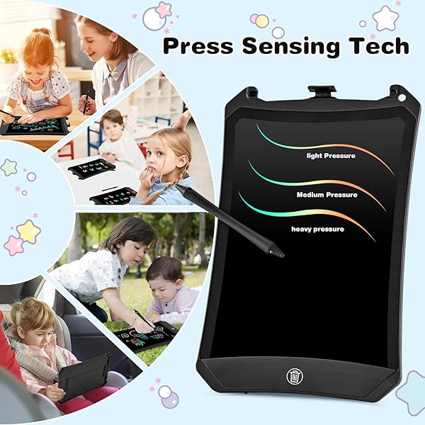 Juguetes Niños Cuentos Infantiles 2 3 4 5 6 7 8 Años,PINKCAT Pizarra LCD 8,5 Pulgadas Regalos Cumpleaños Niños Colegio Juegos de Viaje Puzzle Niño Juegos Educativa Tablet Criança - 4