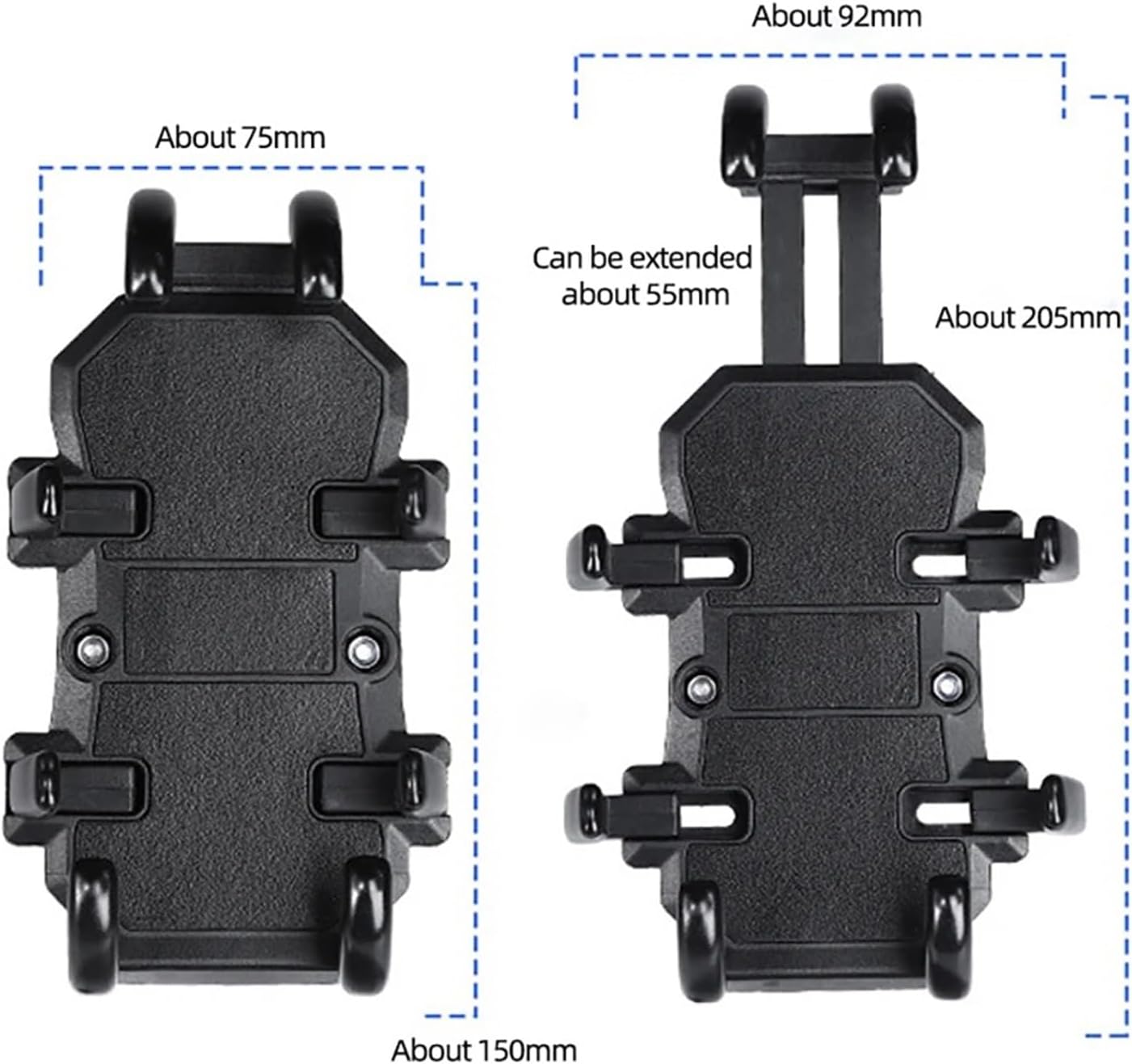 Motorcycle Riding GPS Electric Bike Aluminum Bicycle Alloy Motorbike Handlebar Phone Holder Stand Mount Bracket Shock Absorb(Mirror Shock asb)