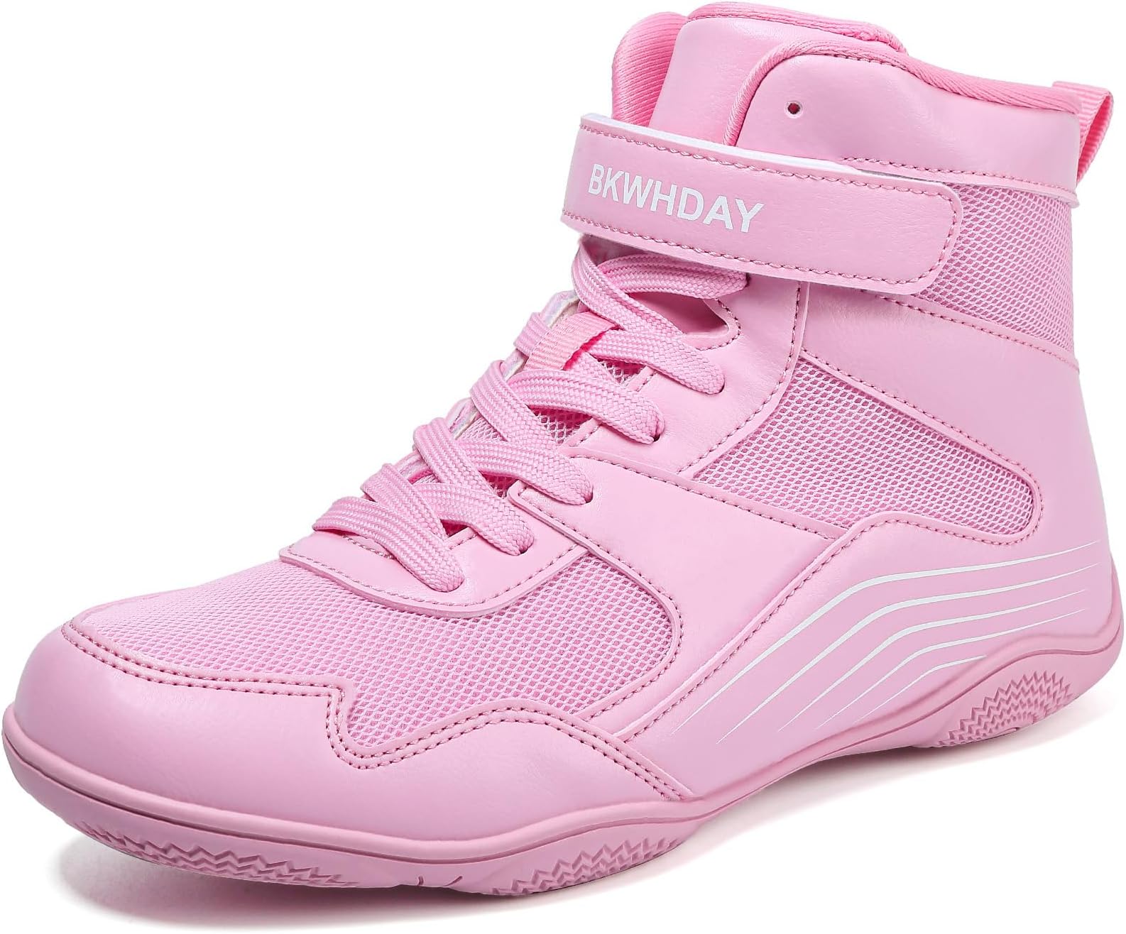 Kids Wrestling Shoes Youth Boys Girls Boxing Shoes Lightweight Breathable Non Slip for Fitness Powerlifting