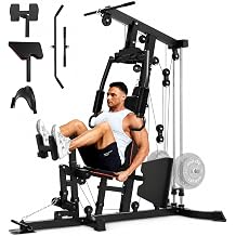 Garvee Home Gym Equipment, Multifunctional Full Body Weight Machine