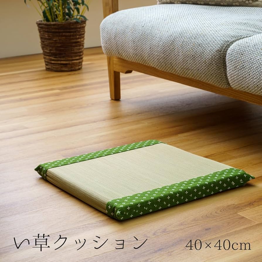 おによめ座布団10枚セット　正絹紬　② 楽天市場】座卓足敷ふとん 20cm角 高級紬織 大 1組 4枚組 エンジ