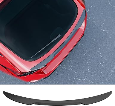 SZYANG Spoiler Compatible with 2022-2026 Honda Civic Hatchback Trunk Spoiler Wing ABS Lip Replacement for 2022 2023 2024 2025 2026 Honda Civic AccessoriesMatte Black