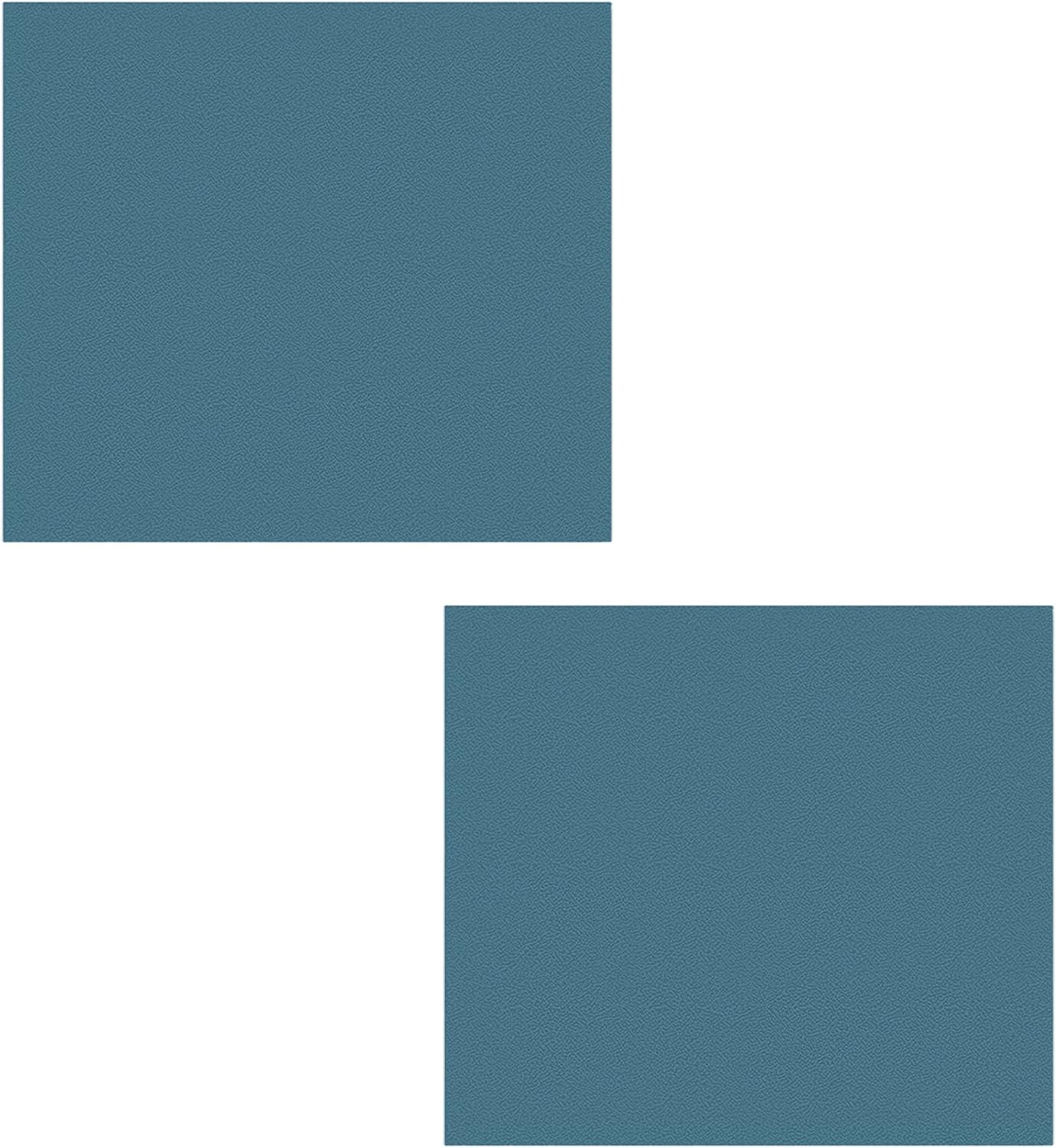 rismart Washing Machine Top Cover Waterproof Dust Proof Decor Mat, 2 PCS Navy,60 x 60 cm