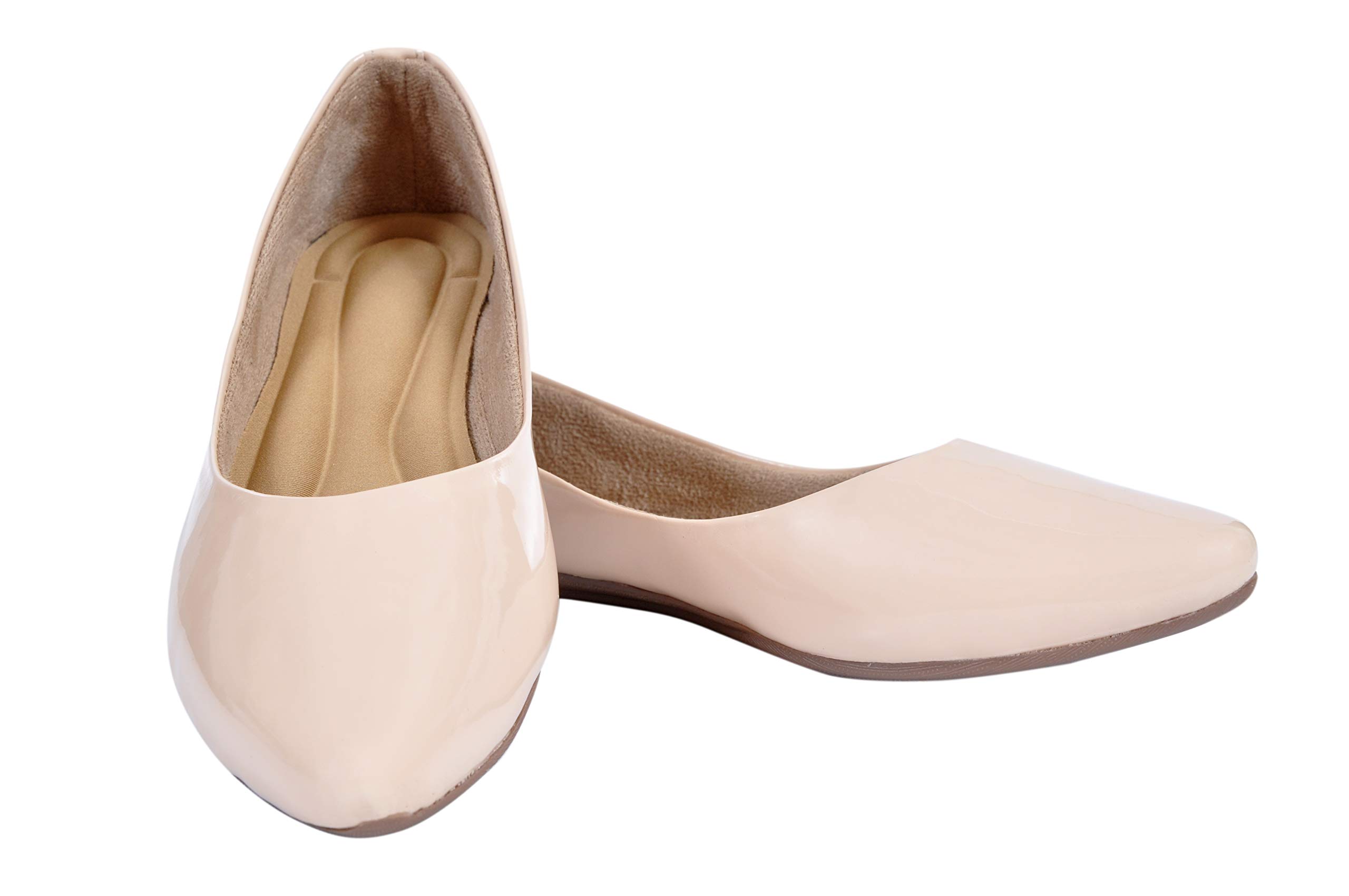 SHUBHSAANVI Comfort Casual Cream Ballerinas for Women and Girls (B09VPCL6VM) Amazon Price History, Amazon Price Tracker