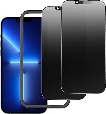 Matte Privacy Screen Protector for iPhone 14/iPhone 13Pro /13 Screen Protector Privacy Glass Anti-Glare,Anti-Spy Tempered Glass Film,Smooth and Responsive Touch Anti-Scratch