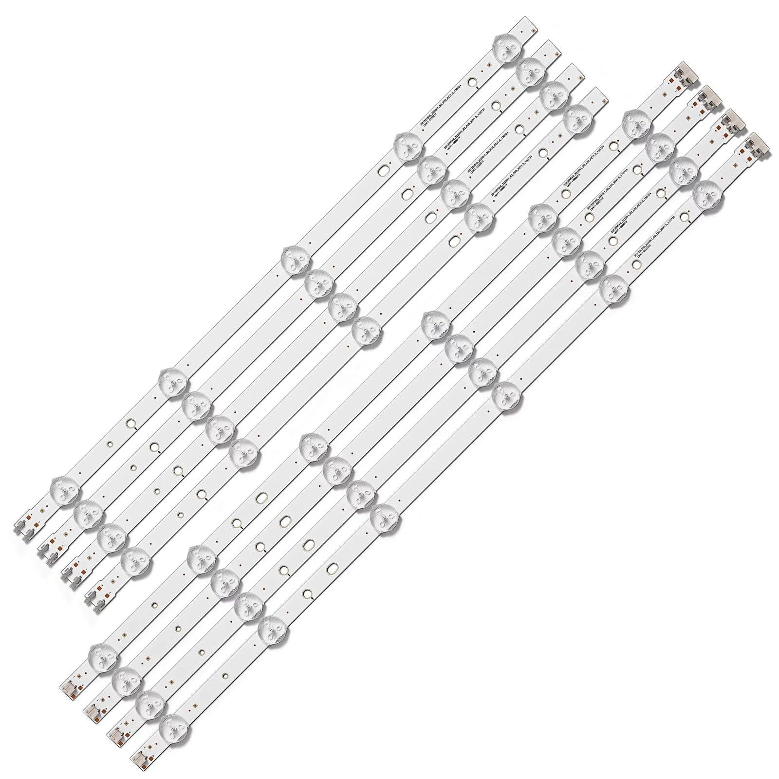 Generico Kit 8 barre LED RETROILLUMINAZIONE compatibili con TV SAMSUNG 46" D3GE-460SMB-R1 D3GE-460SMA-R2 UE46H6203AKXZT UE46H - ricambio premium