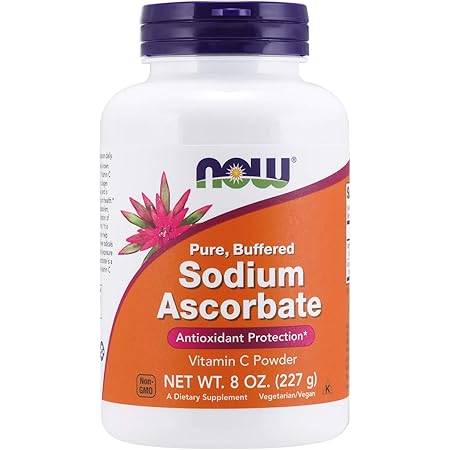 NOW Supplements, Sodium Ascorbate Powder, Buffered, Antioxidant Protection*, 8-Ounce