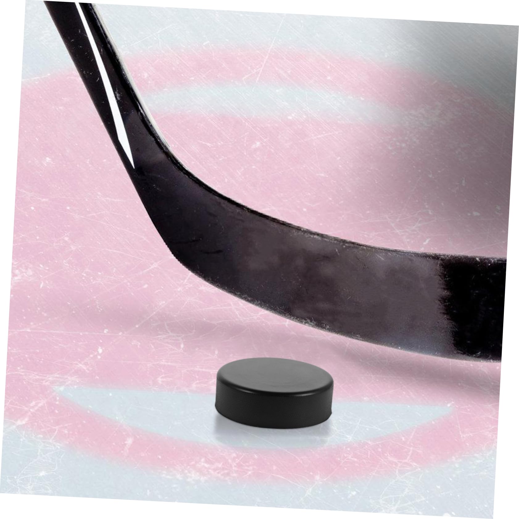 Abaodam Ensemble de Palets de Hockey PU Noirs pour Entraînement, 20 Pièces