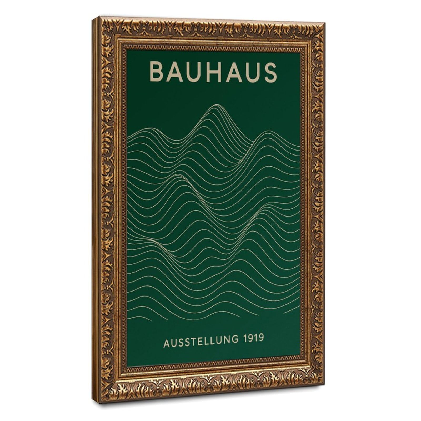 Bareronor Bauhaus Hills Abstract Canvas Poster Bedroom Decor Landscape Office Room Decor Gift 20" L X 30" W