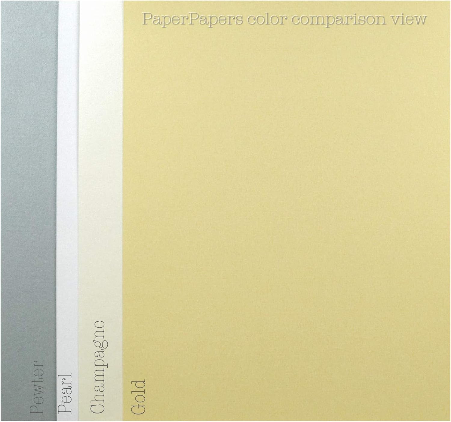 PaperPapers Quality, 8.5X11 Letter Size Specialty Cardstock - Pewter Silver - 290 GSM (107lb Cover),100-PK