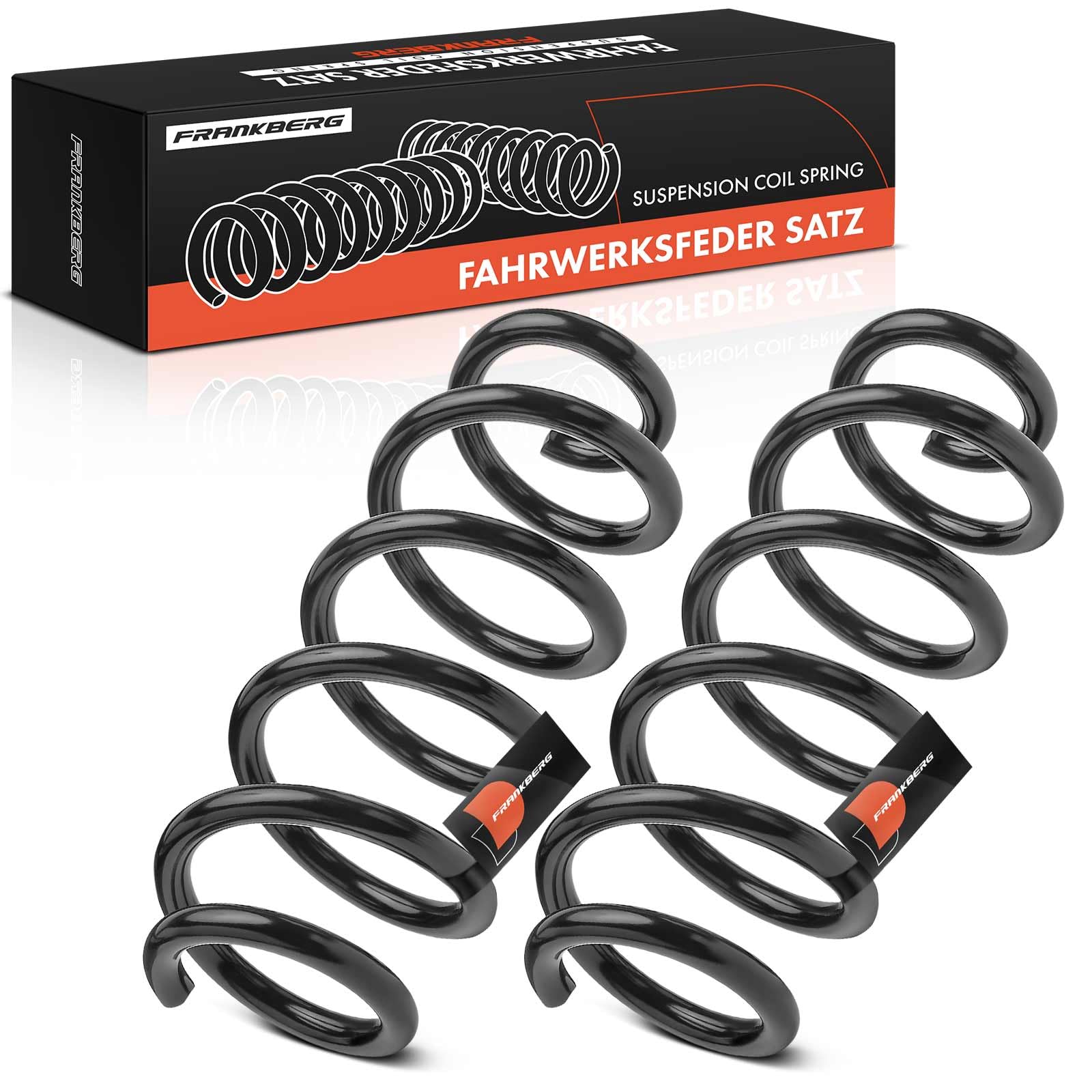 Frankberg 2x Muelles de Suspensión Eje trasero izquierdo derecho Compatible con RAV 4 III A3 2006-2013 Replace# 4292624