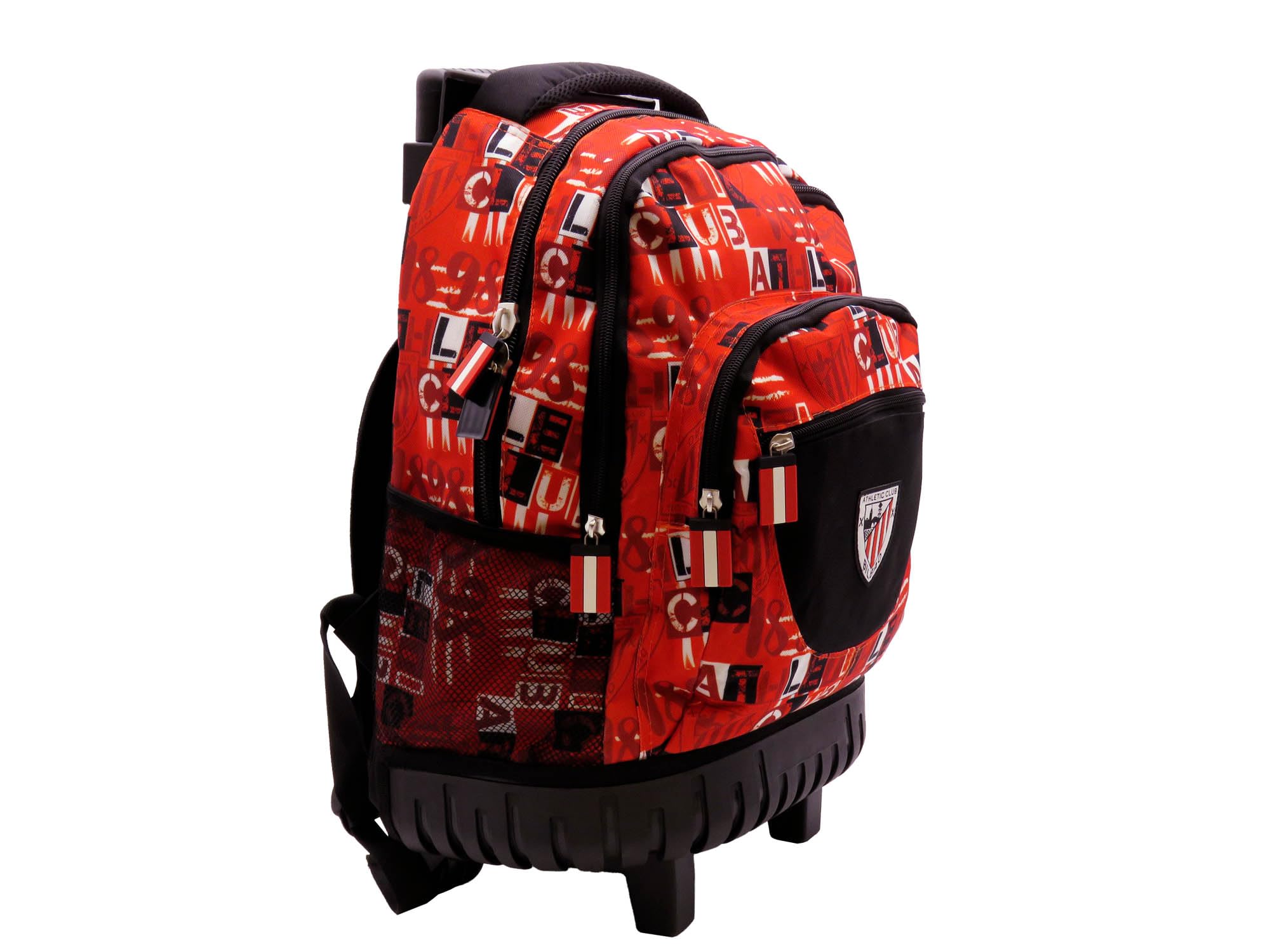CYPBRANDS Athletic Club de Bilbao, Mochila Trolley, Color Rojo y Negro