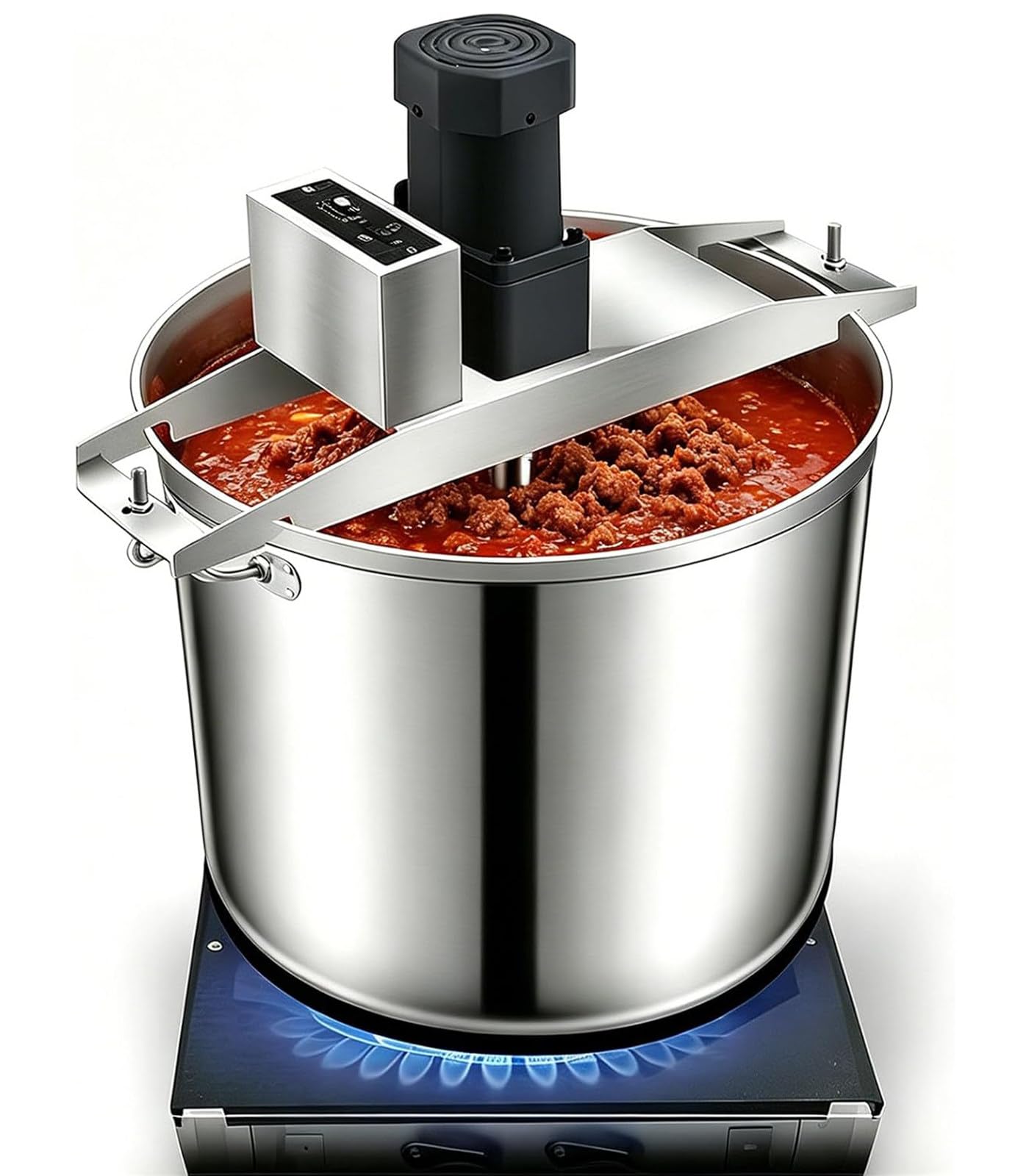 Kindevieft Multicolor Electric Blender, Automatic Sauce Mixer, For Use On Multiple Hobs, Ideal For Long Cooking Times. 60L