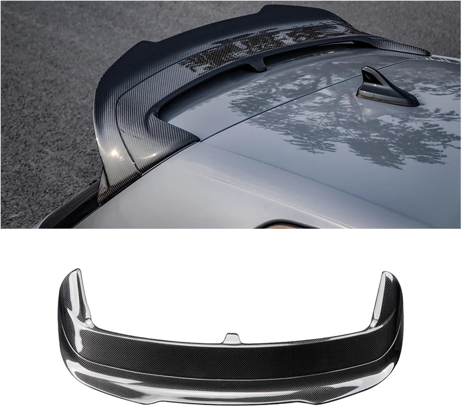 Tail Wing Rear Trunk Spoiler Car V Styling Body Kit Accessories Carbon Fiber Compatible for VW Golf 8 MK8 GTI 2020 2021 2022 2023