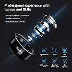 APEXEL Professional Macro Photography Lens for Smartphone, Macro Lenses for iPhone, Samsung, Galaxy, Oneplus, Android Phone(Fits for Almost All Phone), Cell Phone Lens Attachment for iPhone