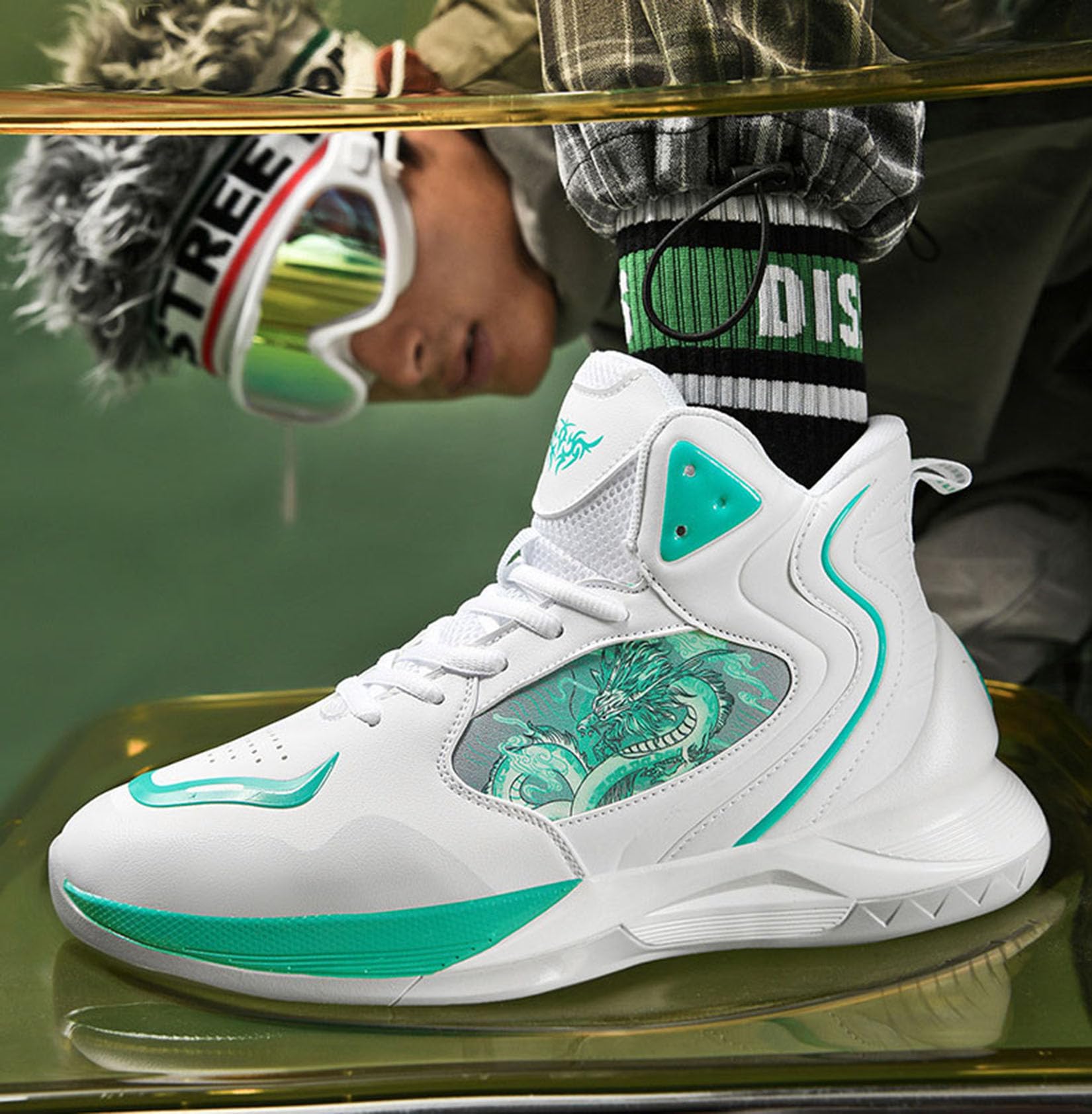 Męskie I Damskie Buty Treningowe, Koszykówkowe, Sportowe(38 EU, Z12)