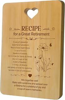 Gifts for Retirement, Cutting Boards for Kitchen, Bamboo Cutting Board Set for Chopping & Cheese Meal Prep & Serving, Personalized Cutting Board Set, 2025 Cutting Board.
