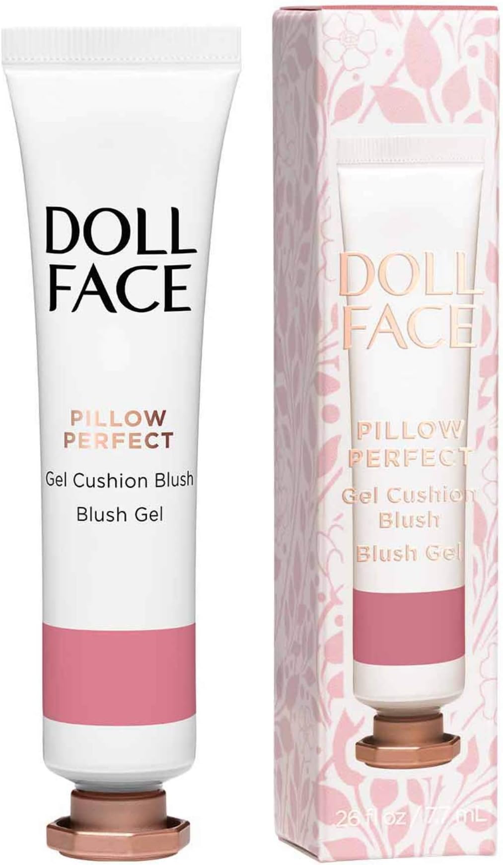 DOLL FACE Liquid Blush for Cheeks | Pillow Perfect Gel Cushion Blush | Cream Blusher Makeup | Lightweight, Blendable & Buildable Natural Radiance (Pillow Talk)