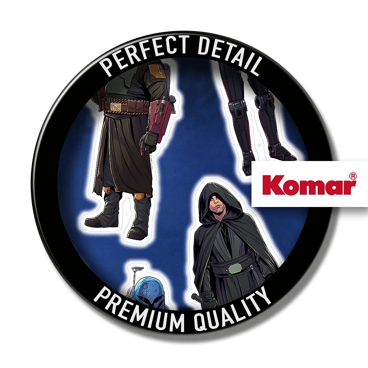 Komar Star Wars Wall Sticker Mandalorian Iconic Figures, 100 x 70 cm (Width x Height), 12 Pieces, Decorative Stickers - Image 4