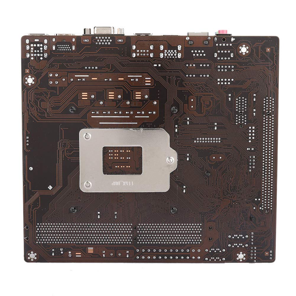Sxhlseller Conjunto de Placa Base de Escritorio I5, Placa Base B75 Memoria DDR3 VGA 4G HDMI Salida Dual Dual-USB 3.0 SATA3 Piezas de Computadora