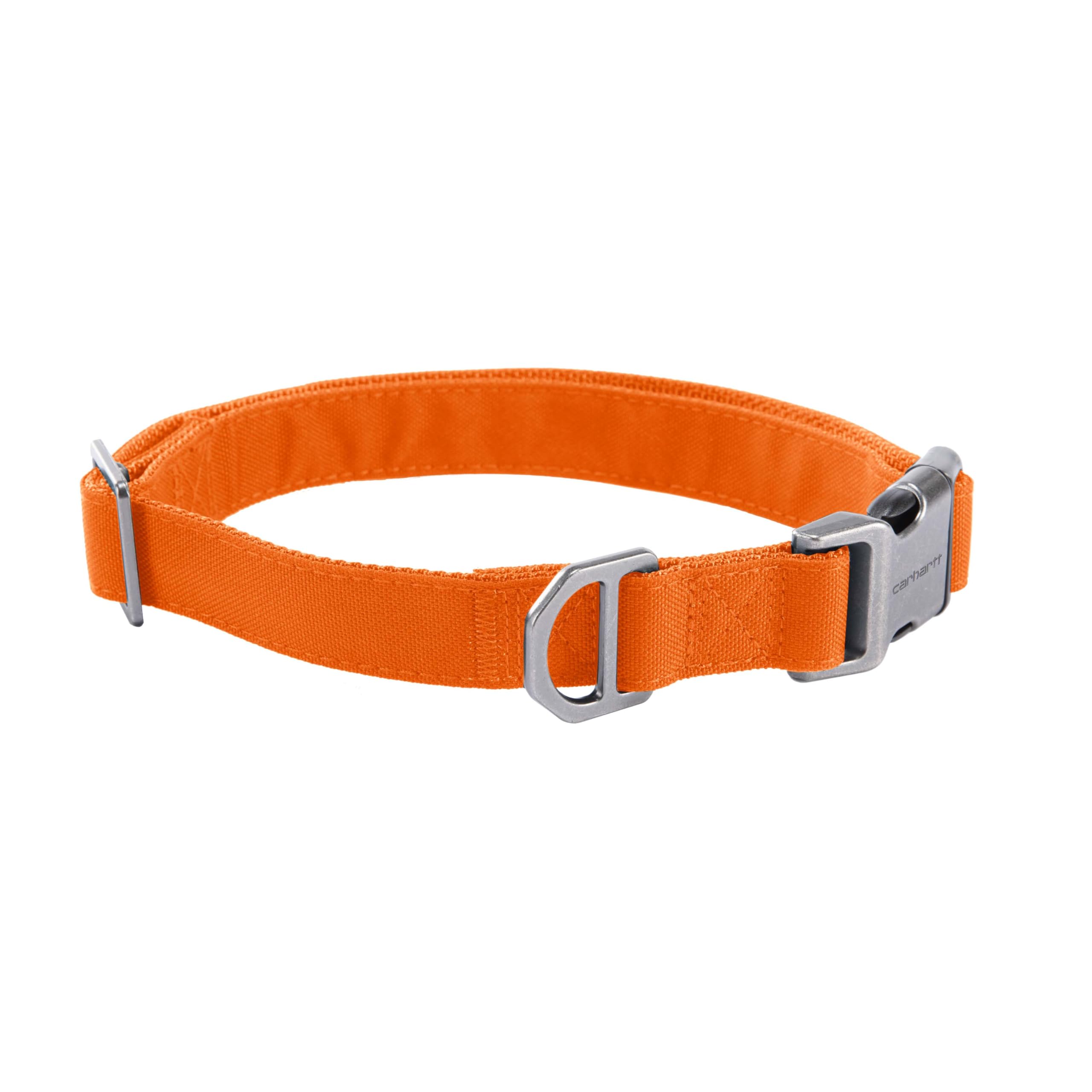 Carhartt Field Dog Collar, Fully Adjustable, Durable 600-Denier Fabric W/Reflective Wordmark for Visibility, Hunter Orange, Large โ image 1