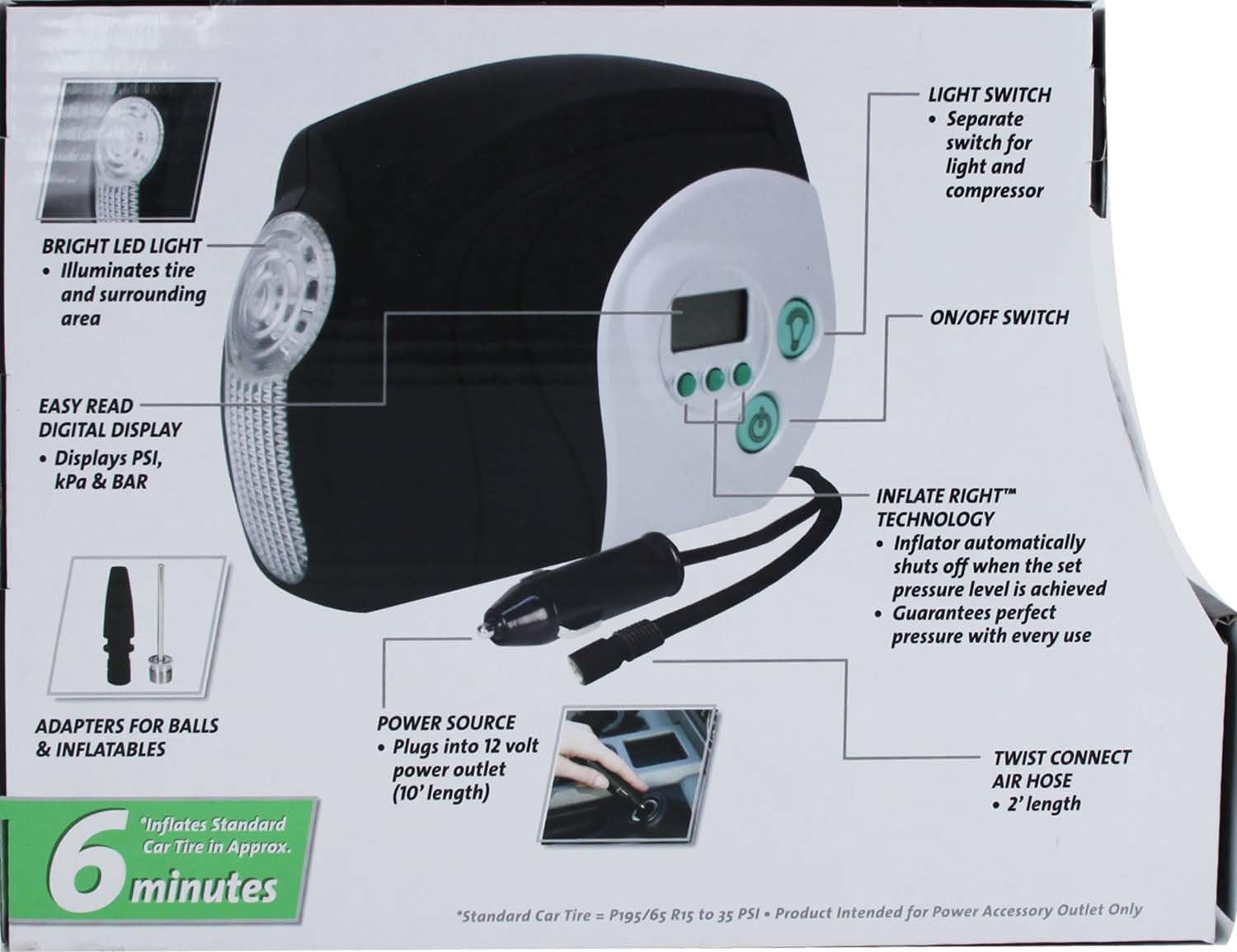 Slime 40022 12-Volt Digital Tire Inflator