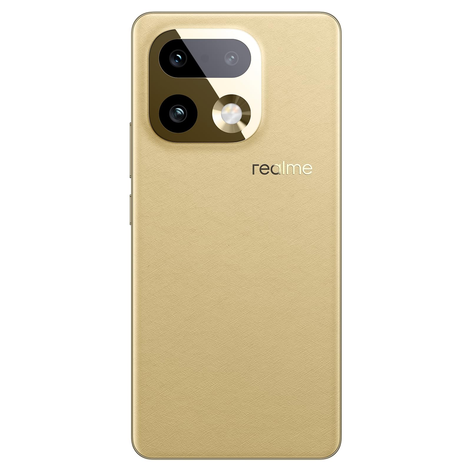 realme 16 Pro+ 5G Smartphone, 8GB+256GB, Display Curvo AMOLED 144Hz 6,8", Batteria 7000mAh, Fotocamera 200MP OIS, IP69K, Ricarica Rapida 80W, Doppia SIM, Next AI, Oro (Con Adattatore)