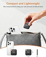 Vista 5 de SSD externo de 1 TB de hasta 2000 MB/s, USB 3.2 Gen 2 Gen 2x2 SSD portátiles unidades de estado sólido externas compatibles con consola